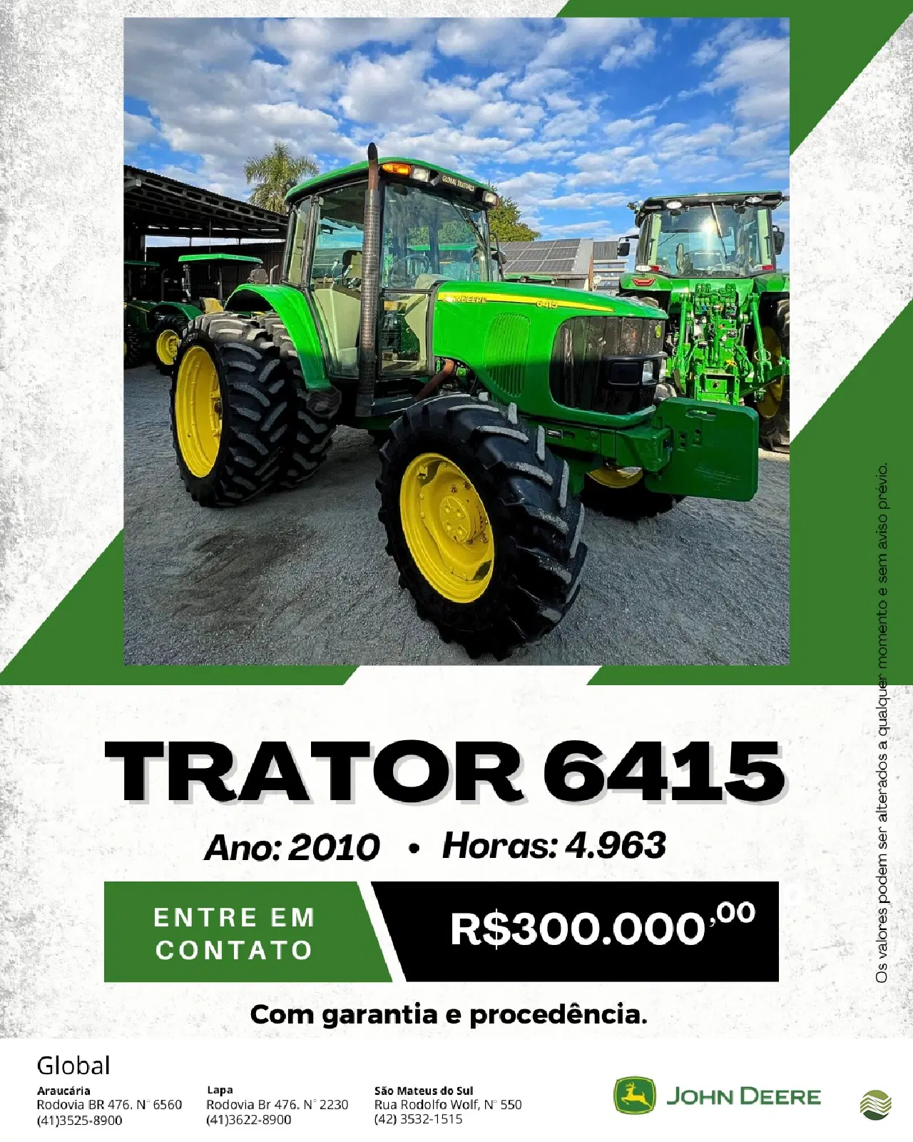 JOHN DEERE 6415